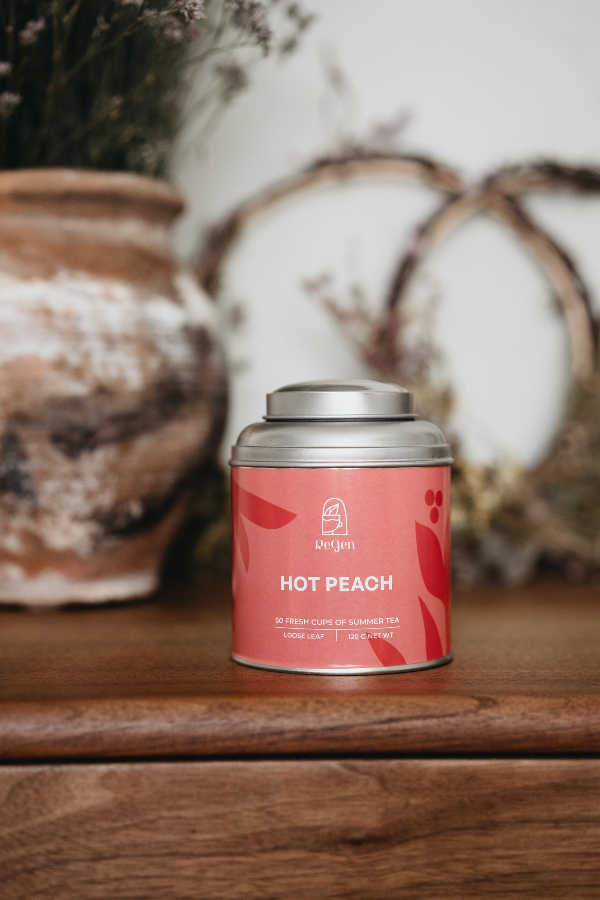 Hot Peach Black Tea