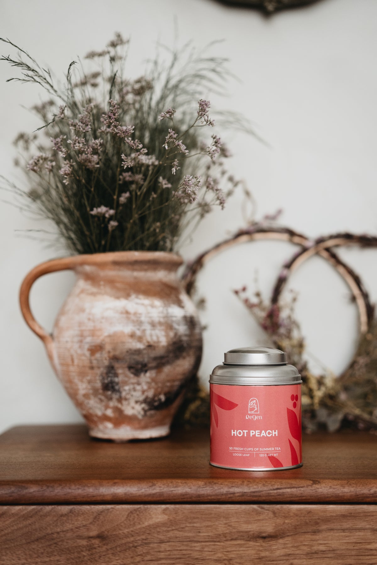 Hot Peach Black Tea